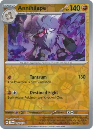 Surging Sparks Annihilape #100/191 reverse holo